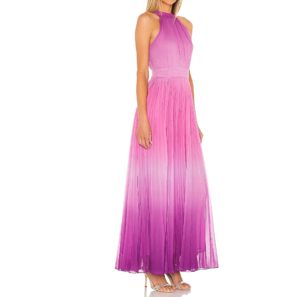 Rococo Sand Ombre Pink Maxi Dress